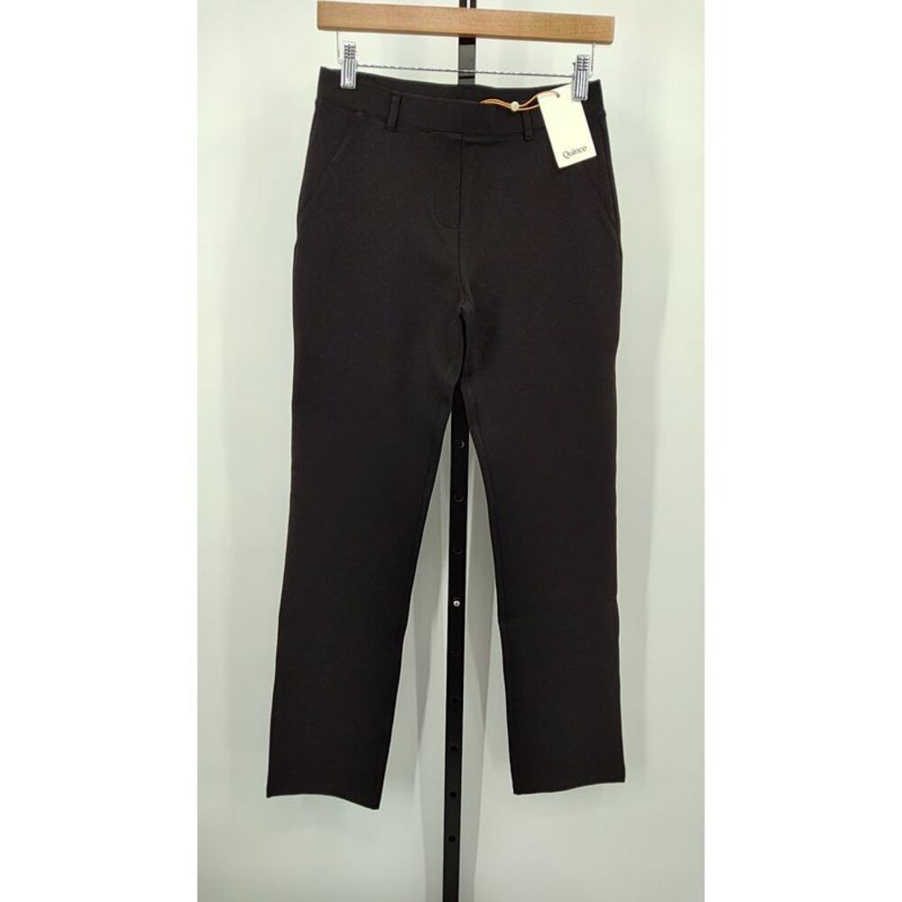 Quinn Black Slim Stretch Ankle Pants